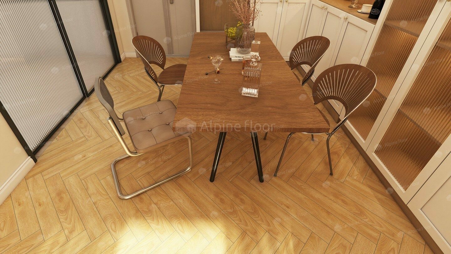 Ламинат Alpine Floor Herringbone 12 LF105-06 Дуб Пьемонт